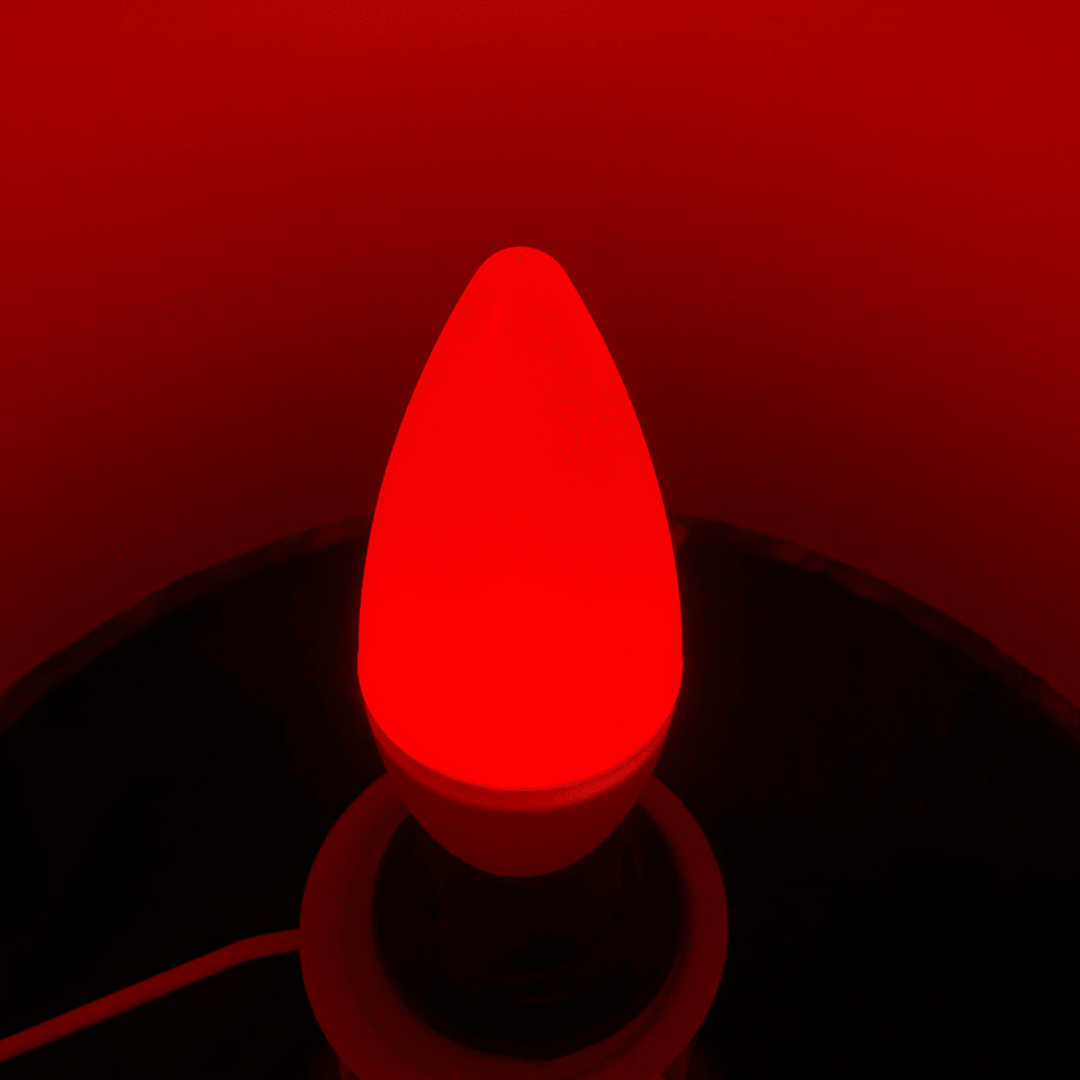 3 Kleuren Kaars Lamp E14 - Alinastore