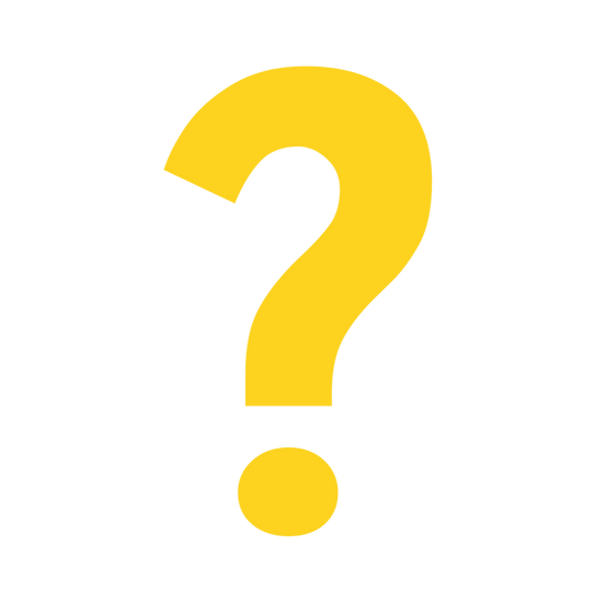 Vraagteken met witte achtergrond