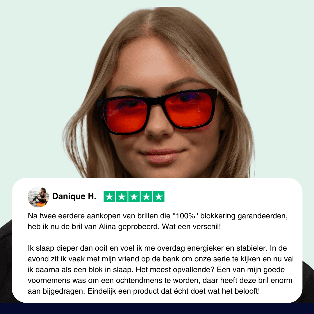 Blauw Licht Clip - On - Alinastore