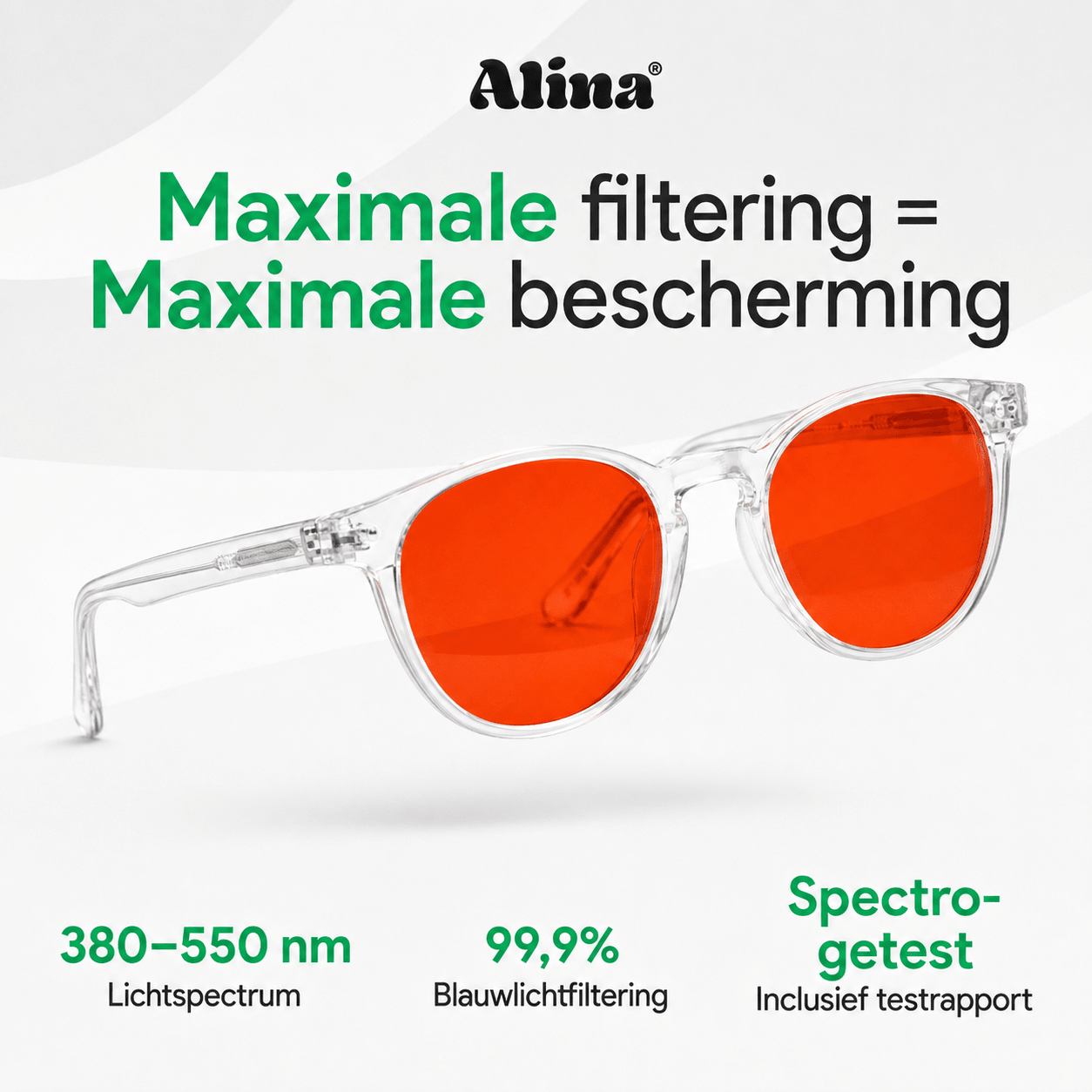 Blauwlicht Bril - Alinastore