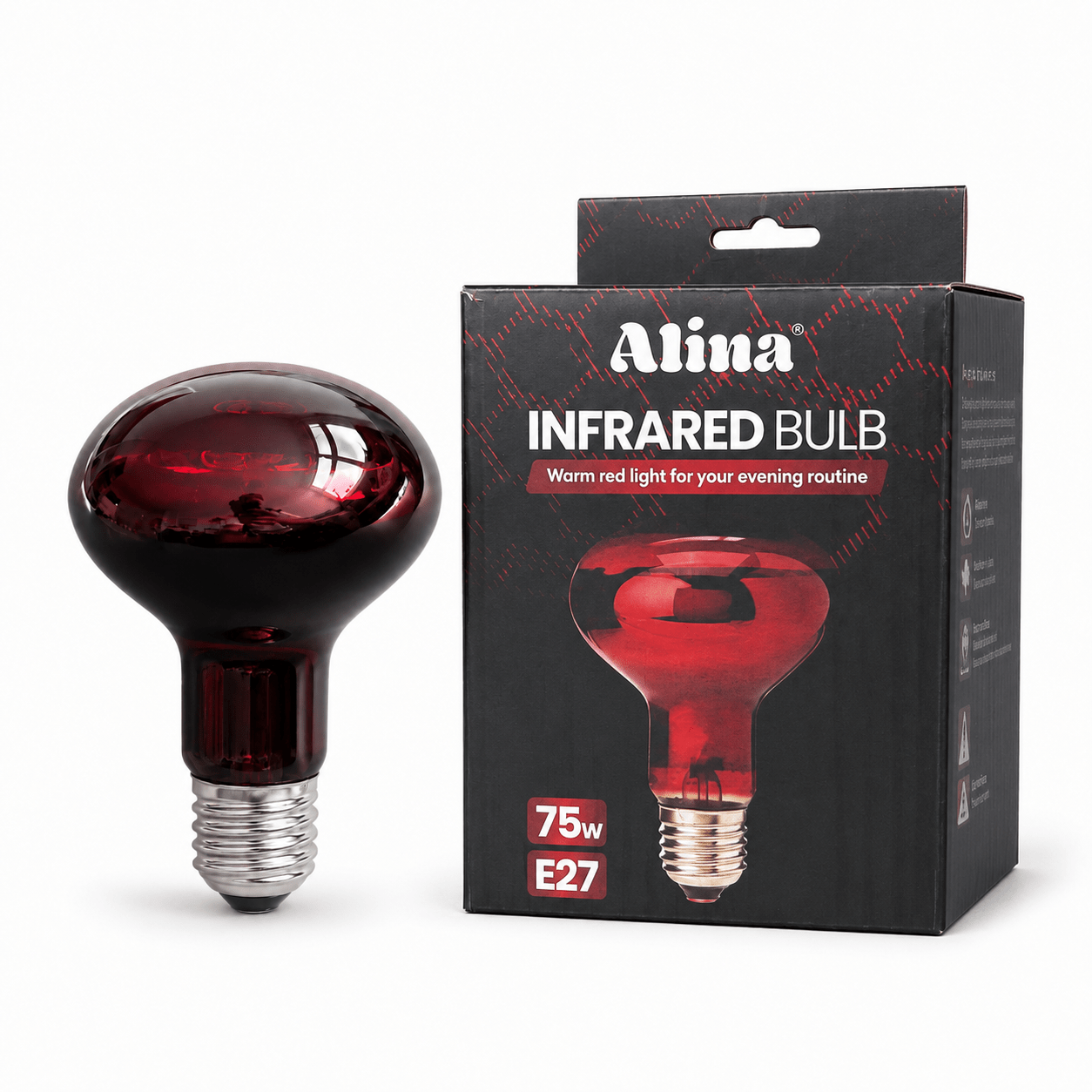 Infraroodlamp E27 - Alinastore